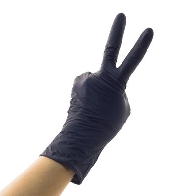 Non Sterile Disposable Medical Nitrile Gloves Latex Free Powder Free